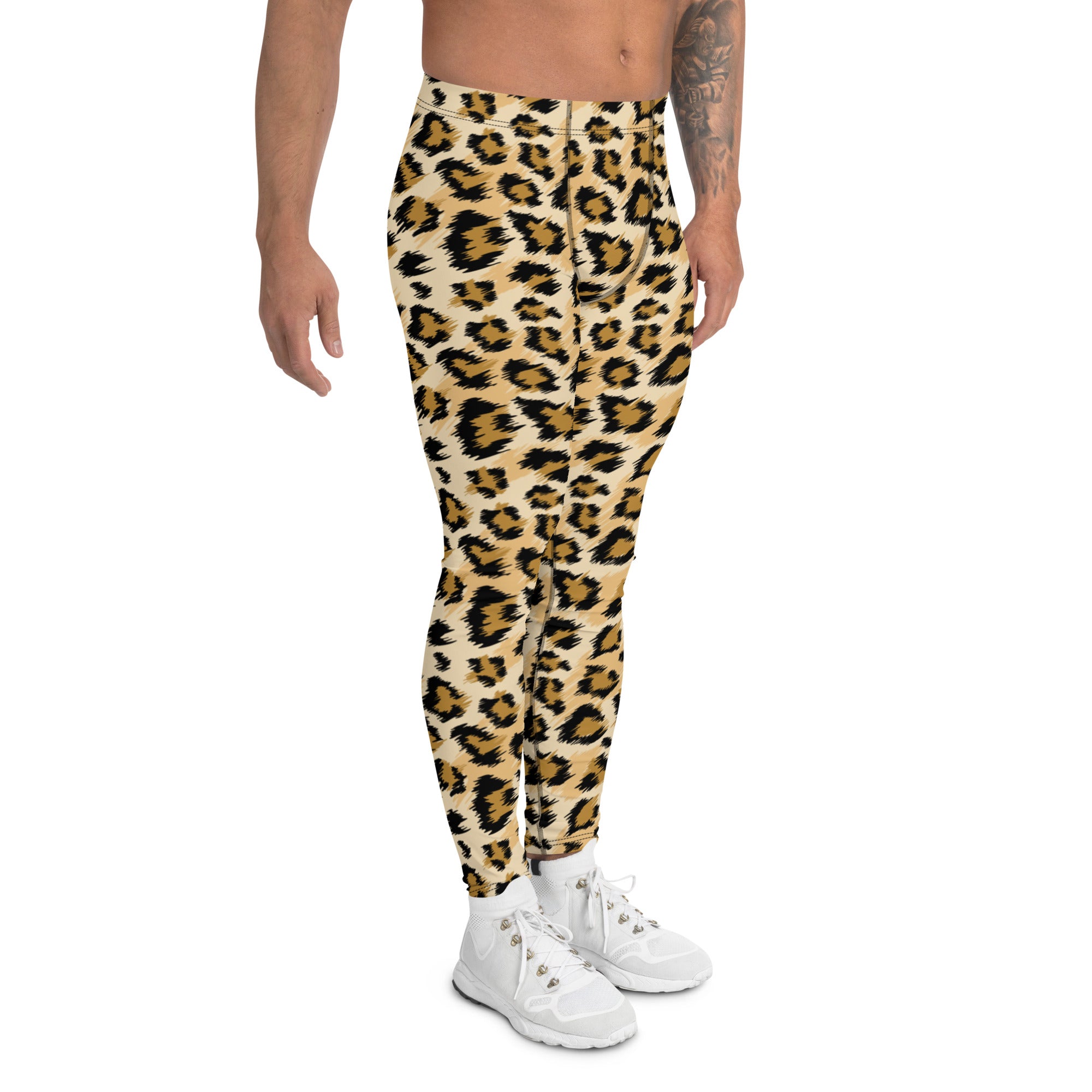 Leopart Print Leggings for Men